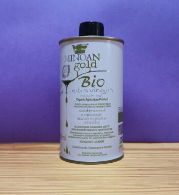 MINOAN GOLD 250 ml Organic Extra Virgin Olive Oil
