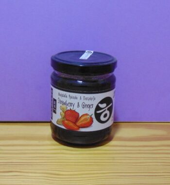Delicious Crete Strawberry & Ginger jam 250g