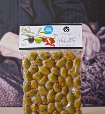 Delicious Crete 250 g Spicy Green Olives